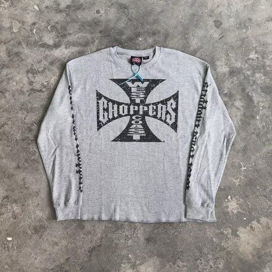 [New] West Coast Choppers Waffle Longsleeve Tee