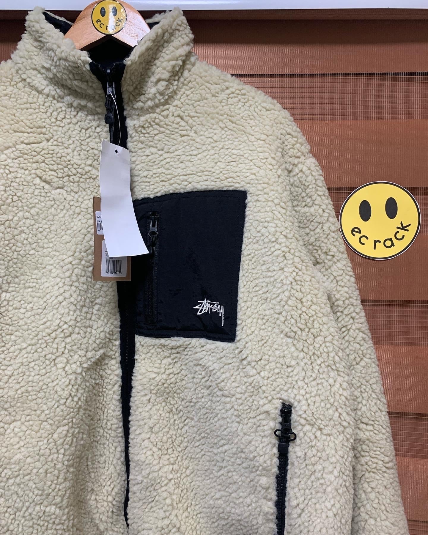 Stus/sy 8 Ball Fleece Reversible Jacket