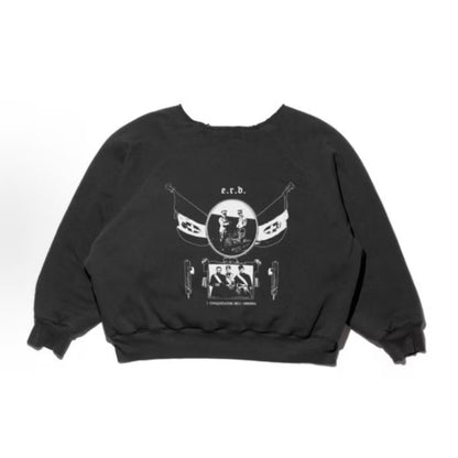 [New] Enfants Riches Deprimes Boxy Cropped Sweatshirt