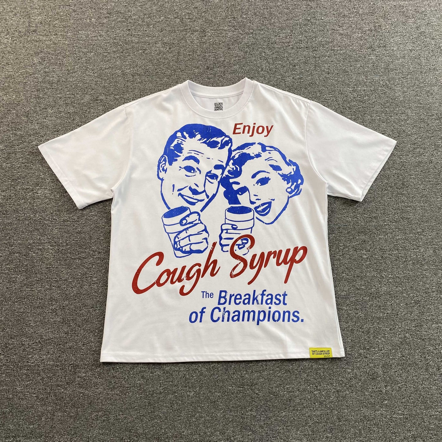 [New] That's A Awful Lot of Cough Syrup 'Enjoy' Tee (White)