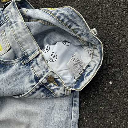 [New] Drew House Patchwork Straight-Leg Jeans