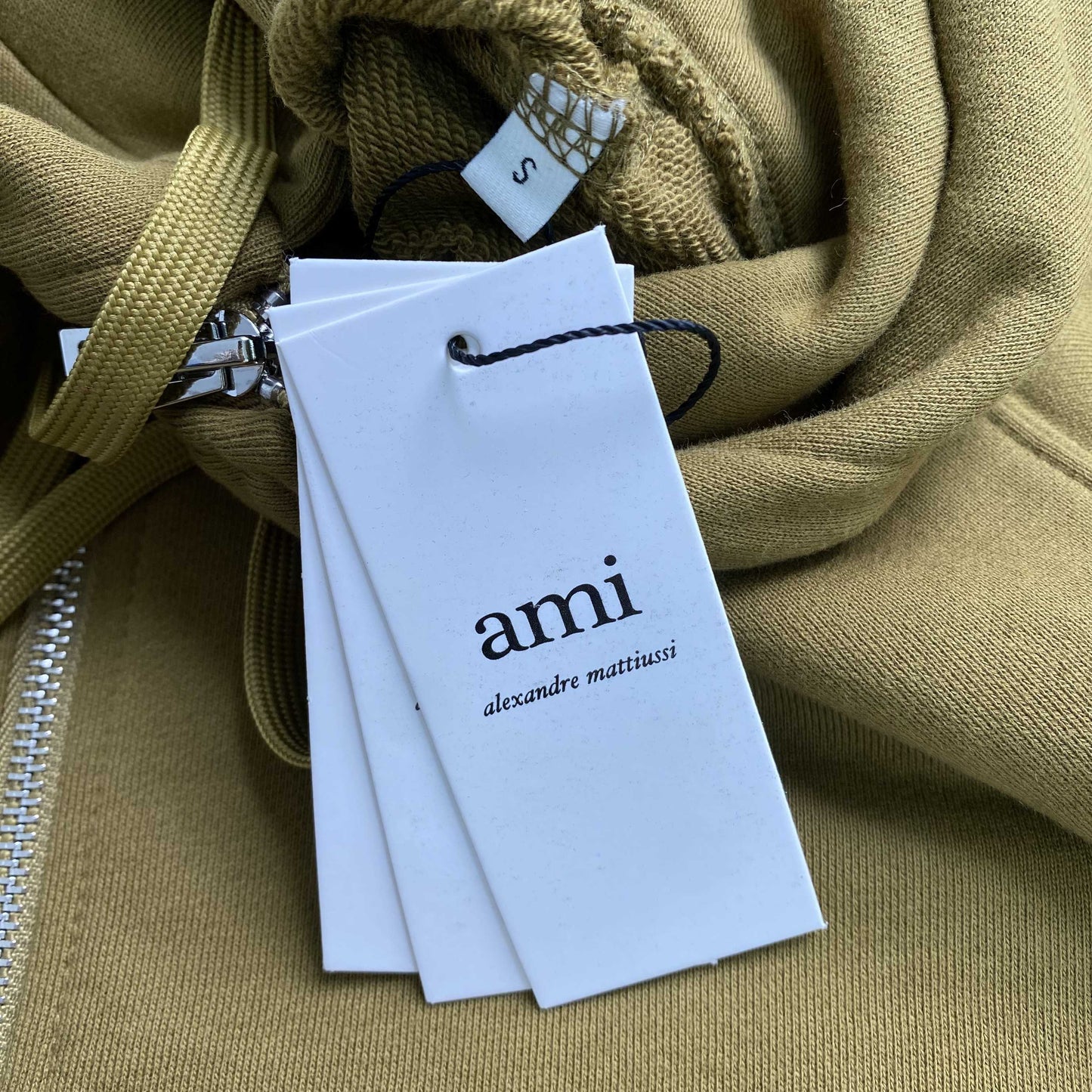 [New] Ami Mini Logo Zip Up Hoodie