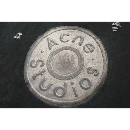 [New] Acne Studios Melange logo-print distressed Sweater