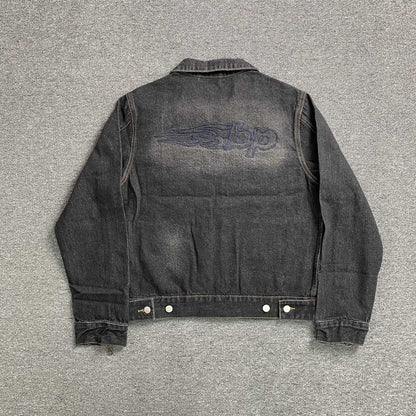 [New] Broken Planet Denim Black Jacket