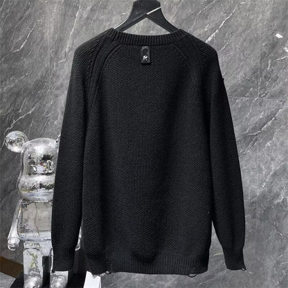 [New] Chrome Hearts 3D Emblem Cross Knitted Sweater
