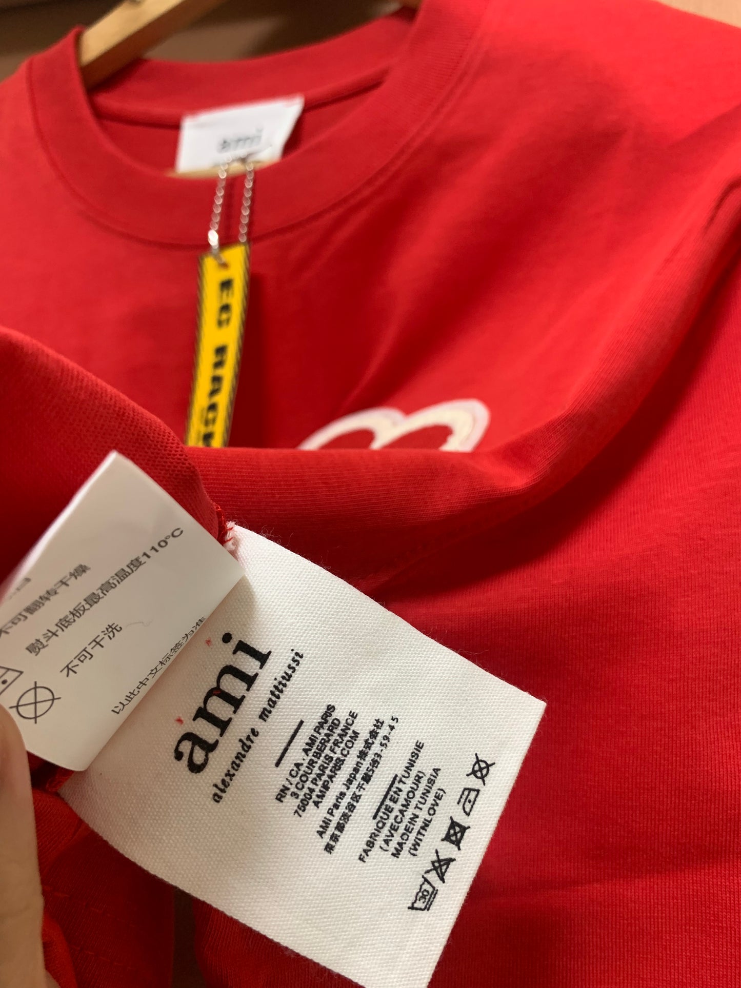 Ami Heart Logo Tee (Red)