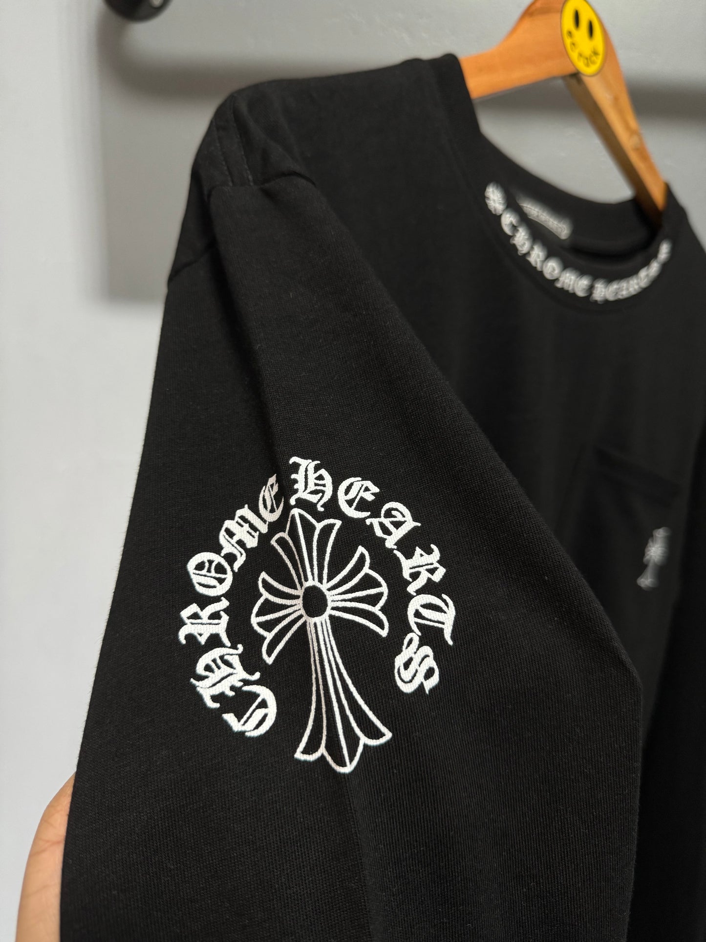 [New] Chrome Hearts Pocket Longsleeve Tee