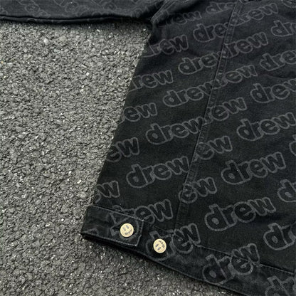 [New] Drew House Monogram Denim Jacket