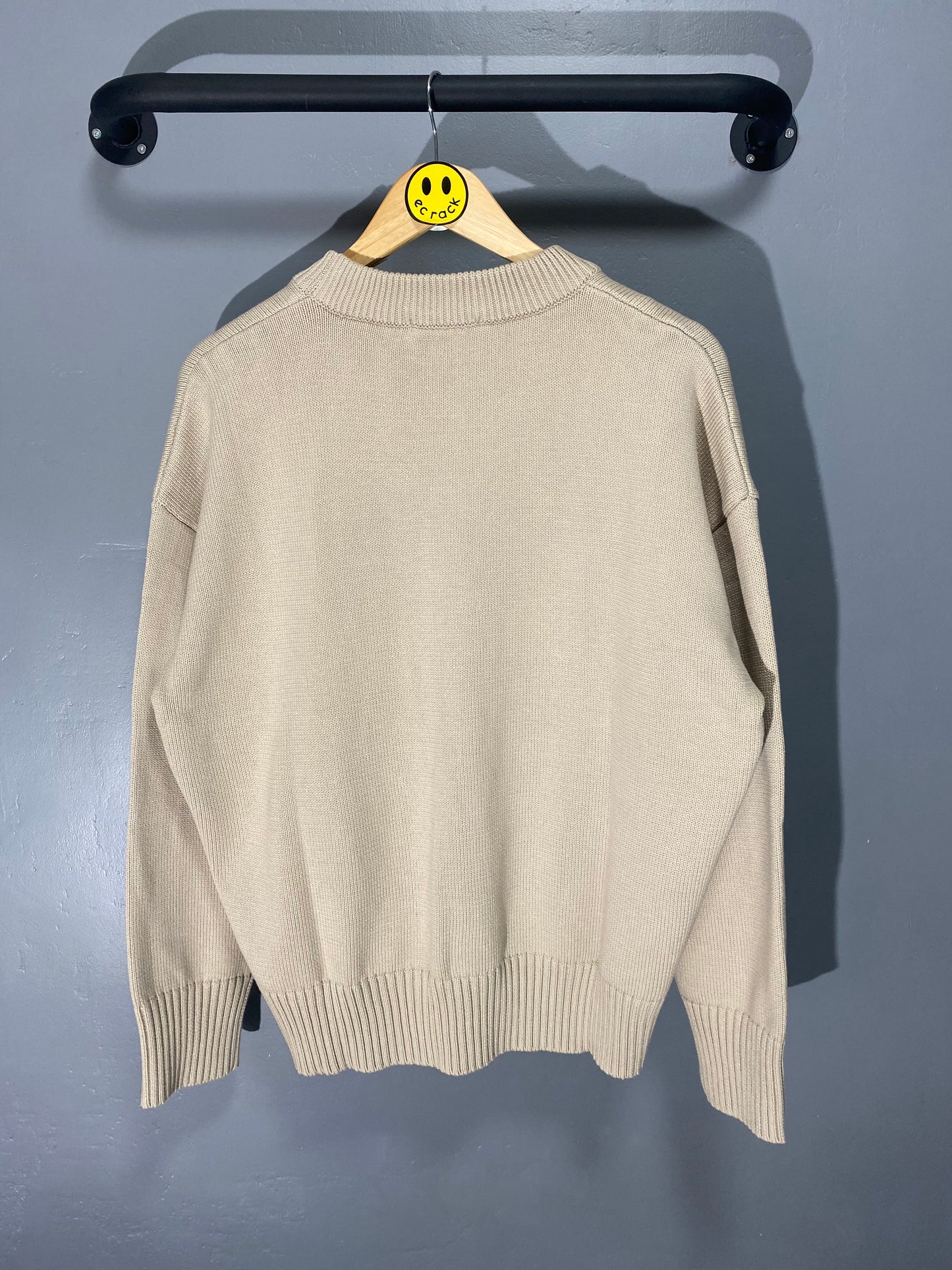 [New] Ami Knitted Sweatshirt (Beige)