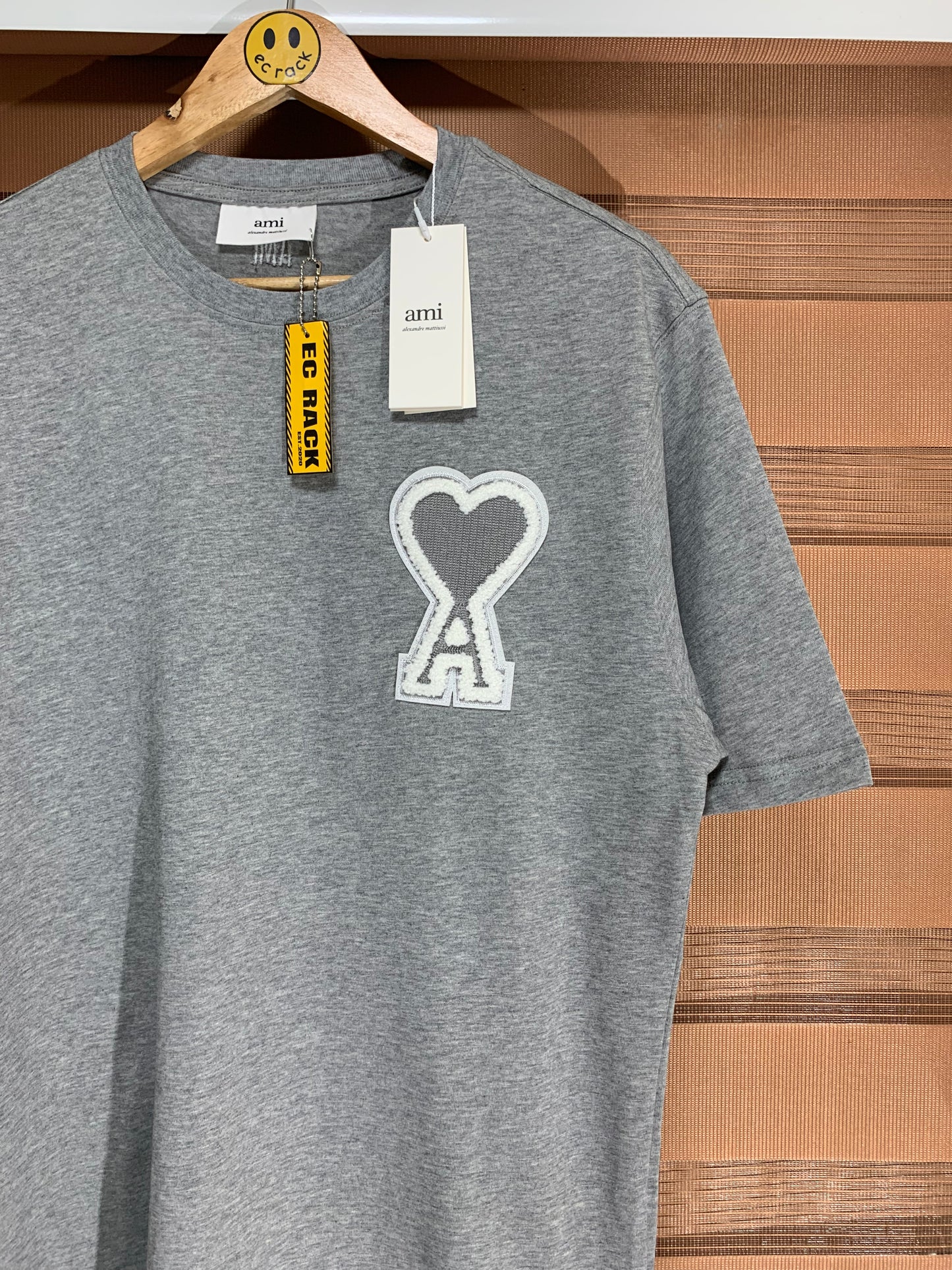 Ami Heart Logo Tee (Gray)