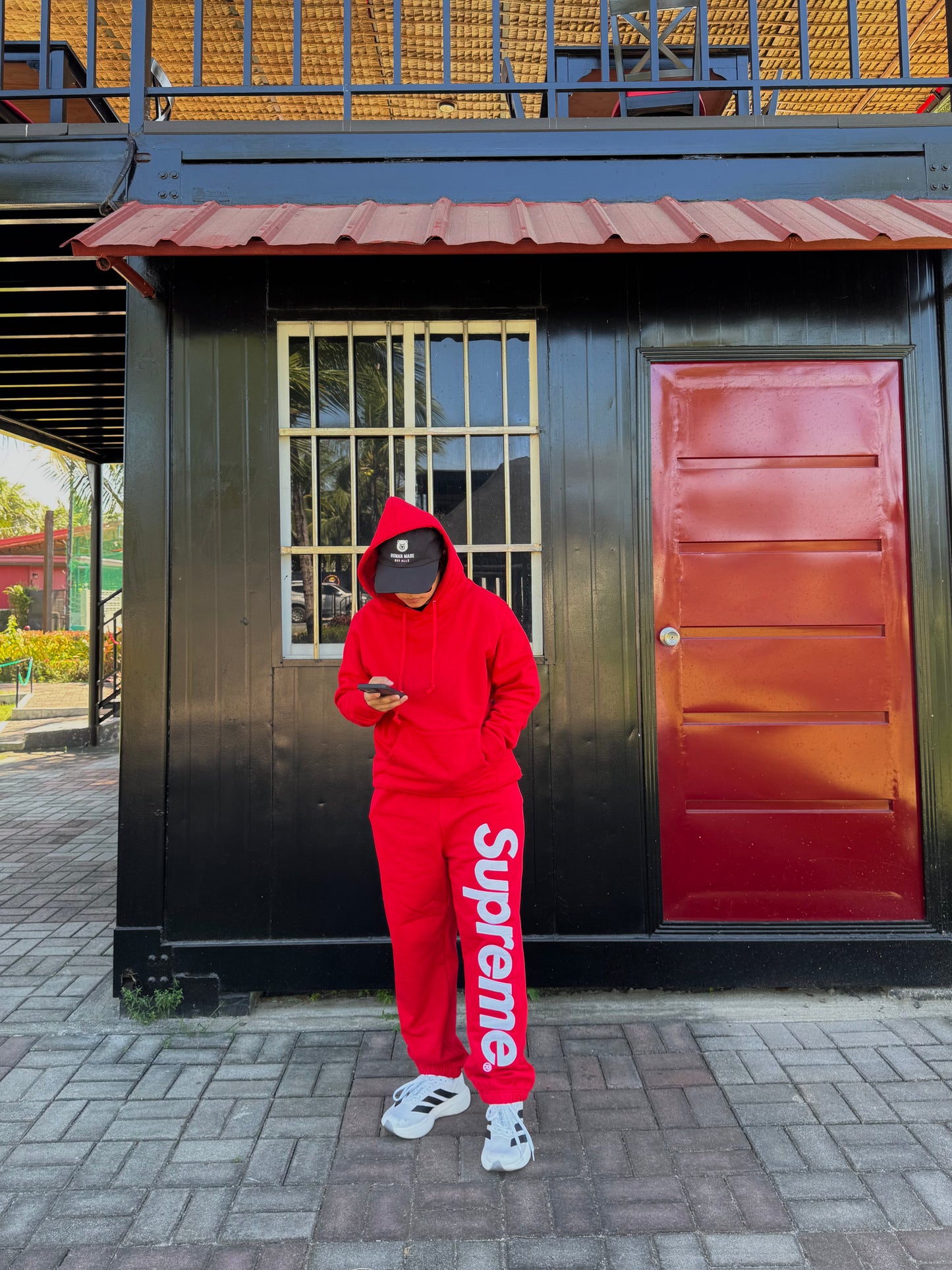 [New] Supreme Big Logo Sweatpants