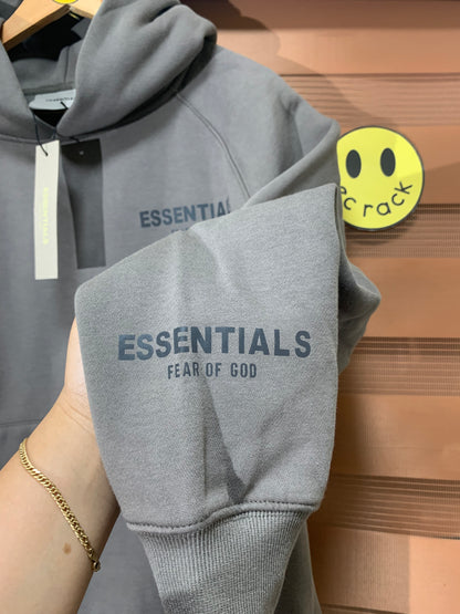 Essentials Side Logo Hoodie (Gray)