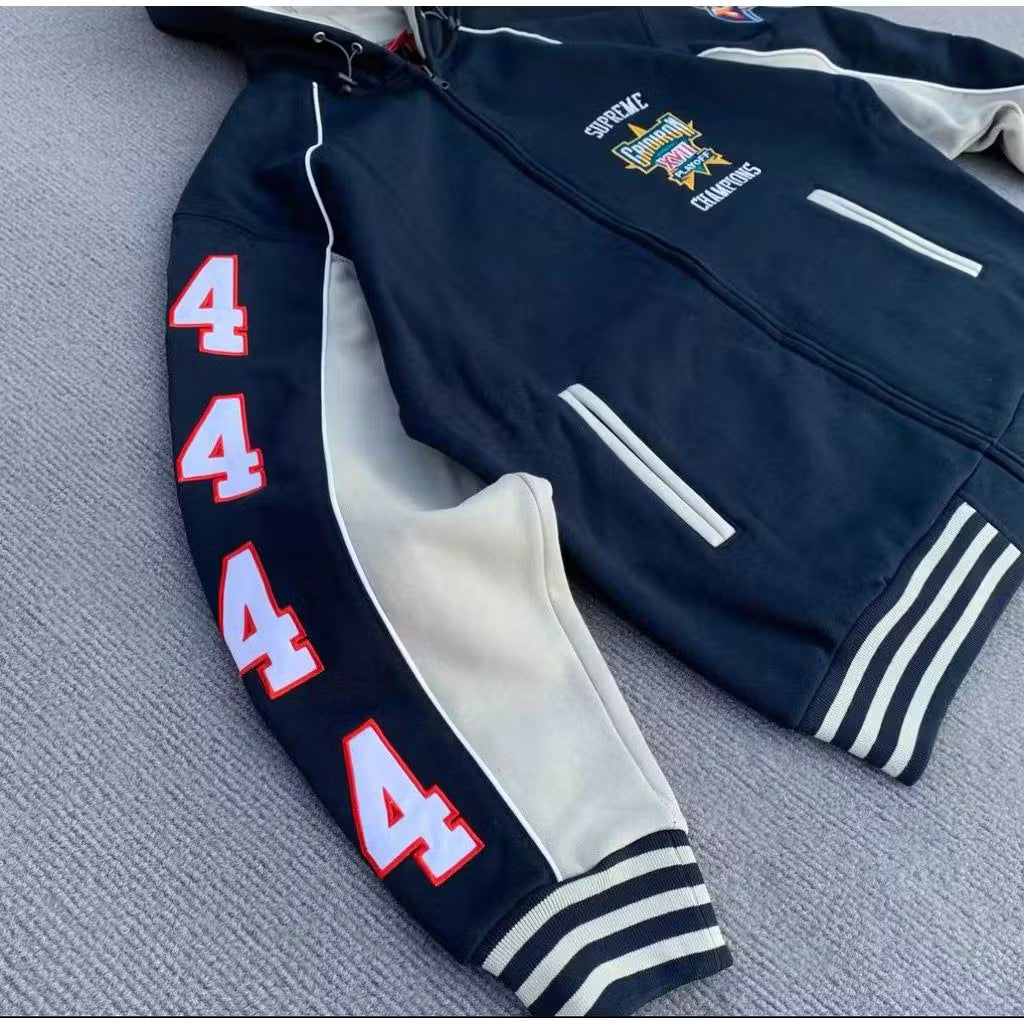 [New] Supreme Playoffs Zip up Hoodie