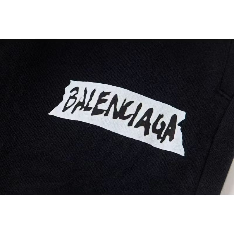 [New] Balenciaga Baggy Sweatpants (Black)
