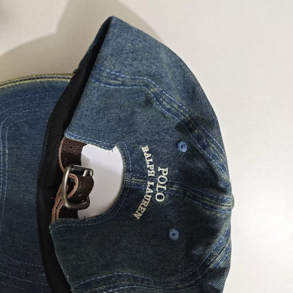 [New] Polo Ralph Lauren Bear Denim Cap