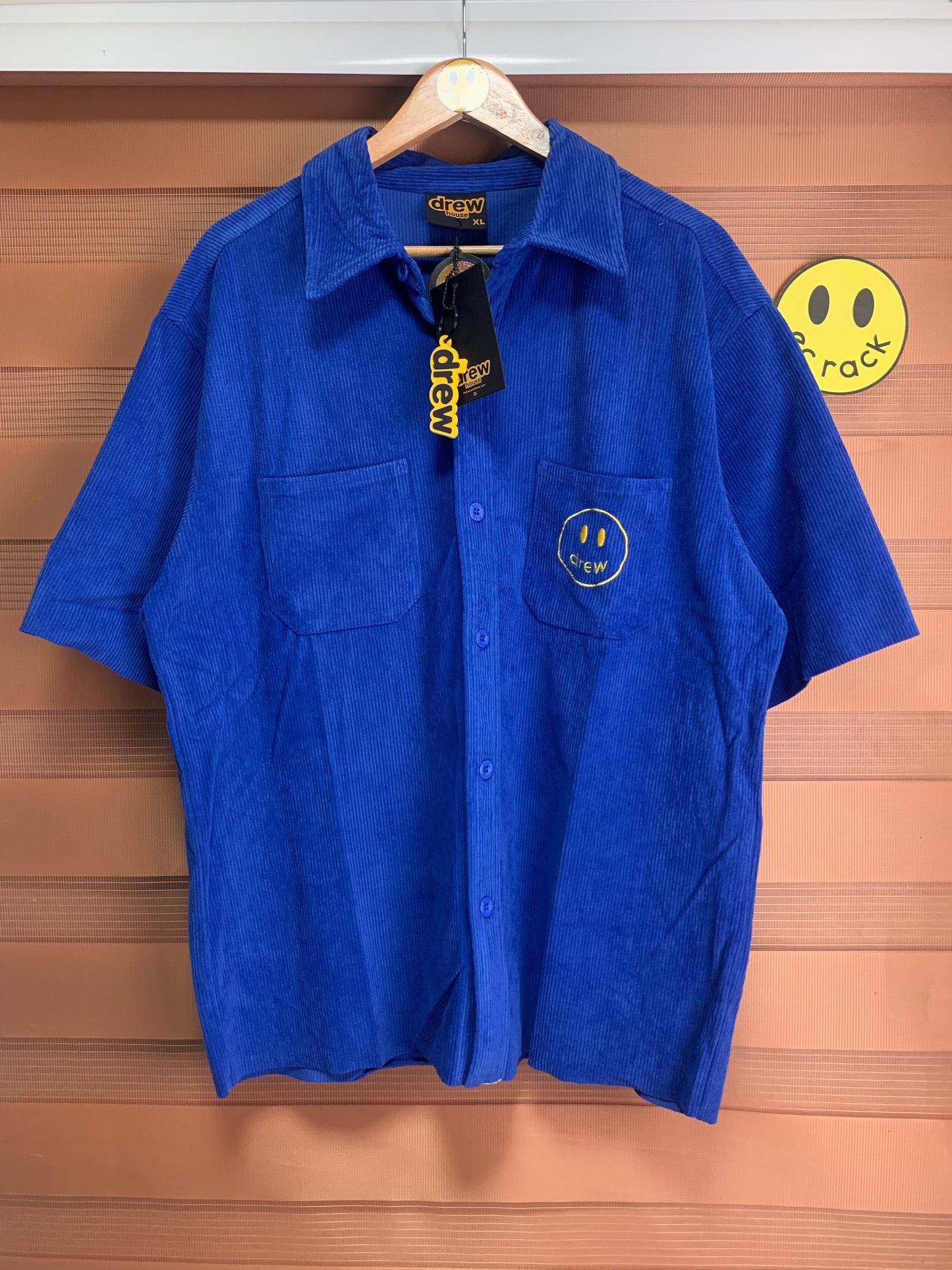 Drew House Corduroy Polo (Blue)