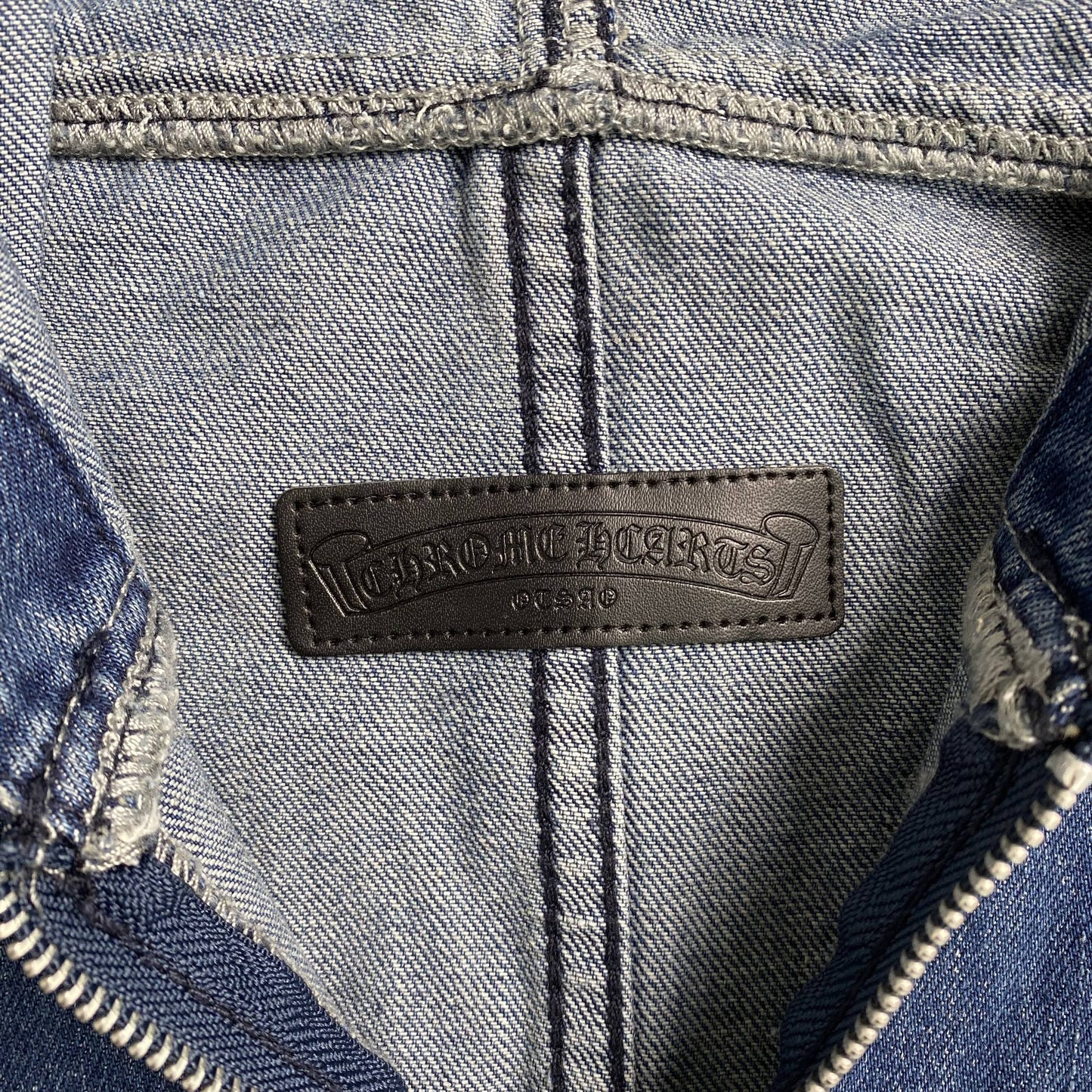 [New] Chrome Hearts Denim Hoodie Jacket