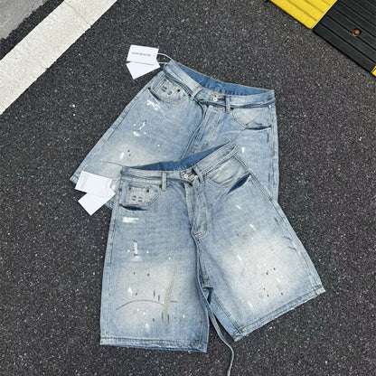 [New] Acne Studios Wide Denim Shorts