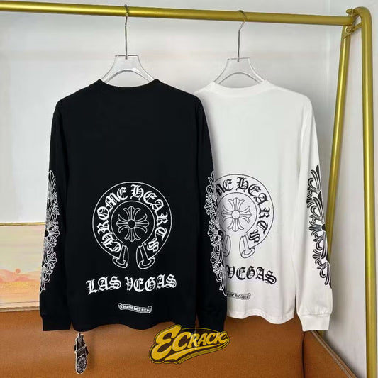 [New] Chrome Hearts 'Las Vegas' Longsleeve Tee