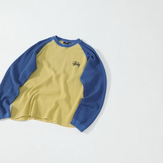 [New] Stussy Waffle Longsleeve Tee