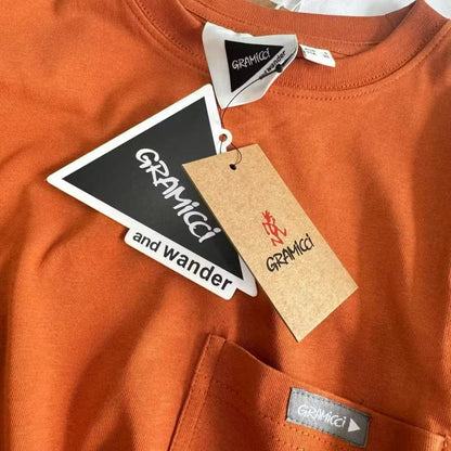 [New] Gramicci x And Wander Reflective Pocket Longsleeve Tee