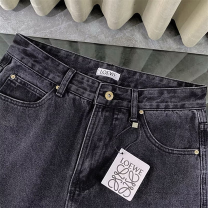 [New] Loewe Knee Logo Jeans