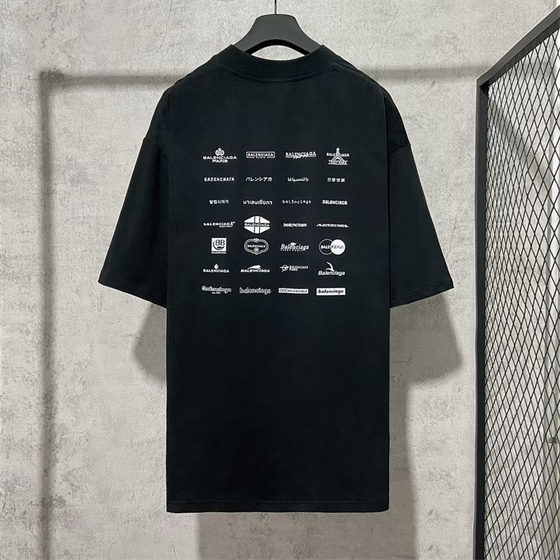 [New] Balenciaga Archive Logo Tee