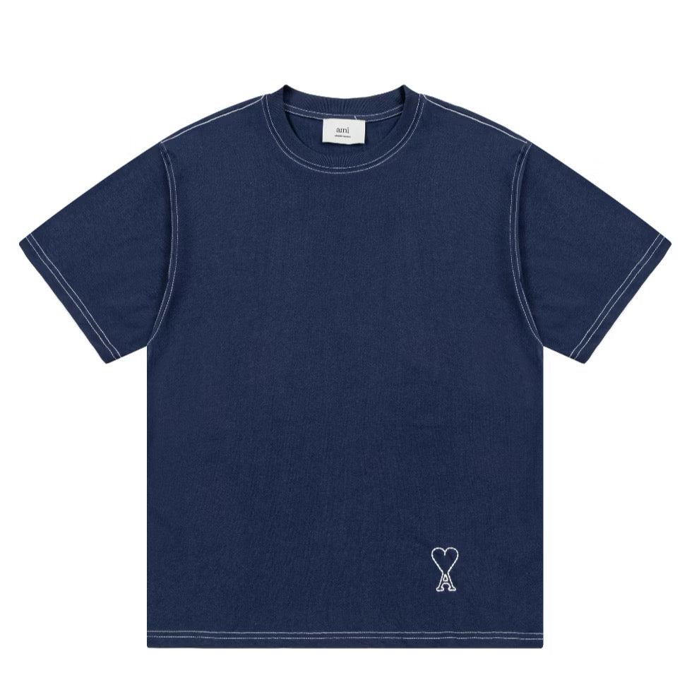 [New] Ami Paris Topstitching Tee