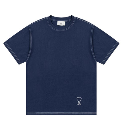 [New] Ami Paris Topstitching Tee