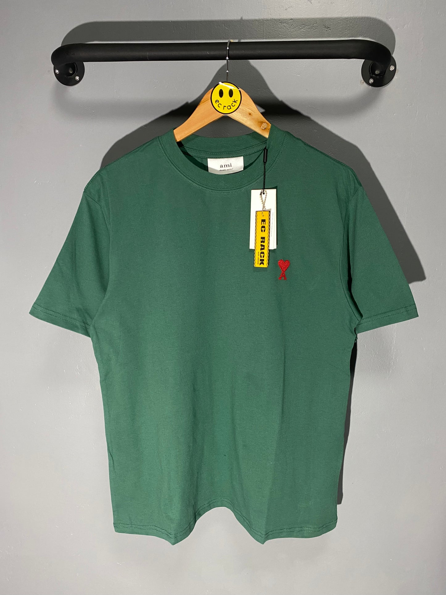 Ami Mini Heart Logo Tee (Green)