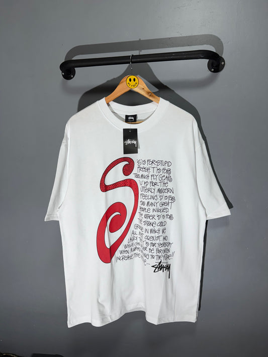 [New] Stussy Big ‘S’ Tee (White)