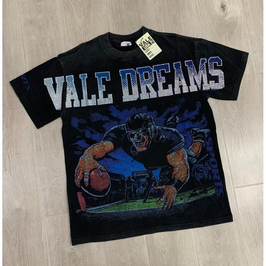 [New] Vale Dreams 'Football' Washed Tee