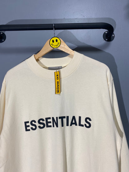 Essentials Longsleeve Tee (Cream)