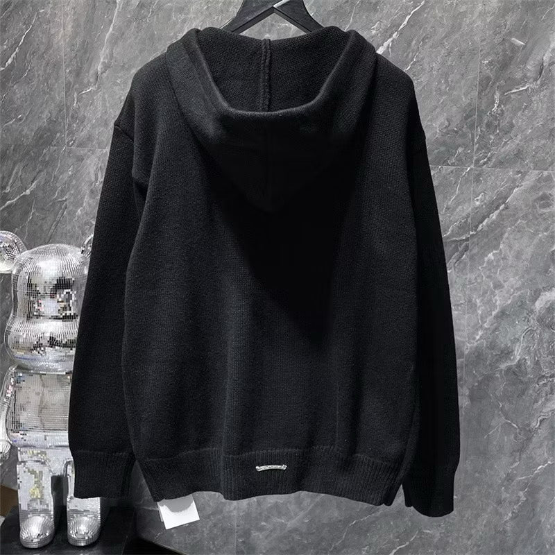 [New] Chrome Hearts 'Hollywood' Knitted Hoodie