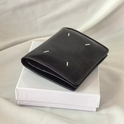 [New] Maison Margiela Four Stitch Leather Wallet
