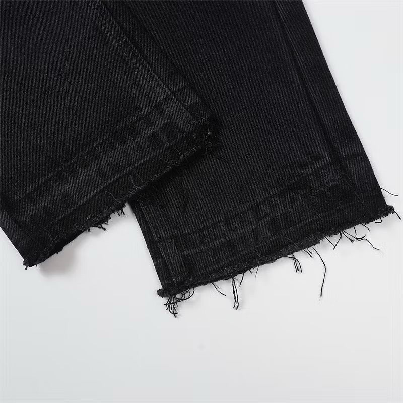 [New] Chrome Hearts Denim Pants (Black)