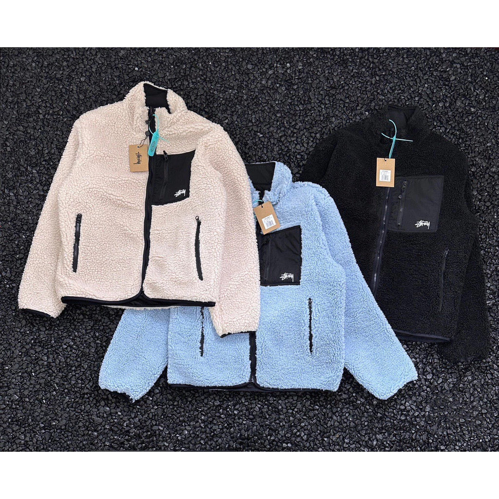 [New] Stussy Reversible Sherpa Jacket