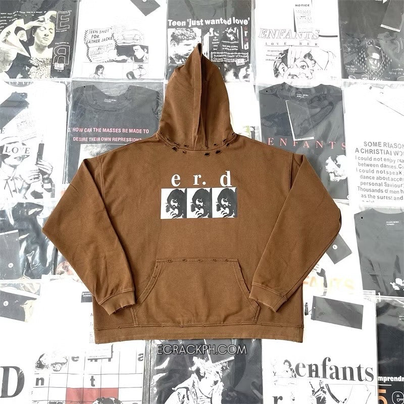 [New] Enfants Riches Deprimes Distressed  ‘Louise’ Hoodie