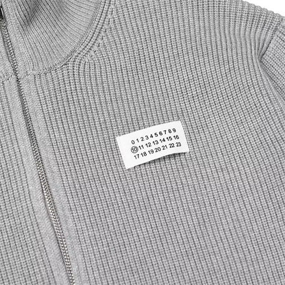 [New] Maison Margiela Full Zip Knit Sweater