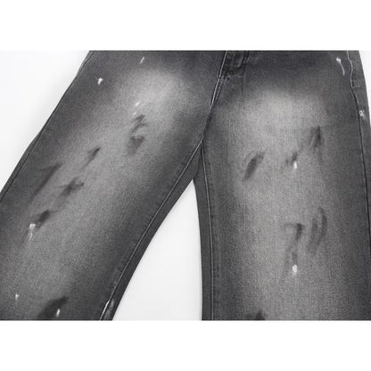 [New] Acne Studios Black Denim Wide Jeans