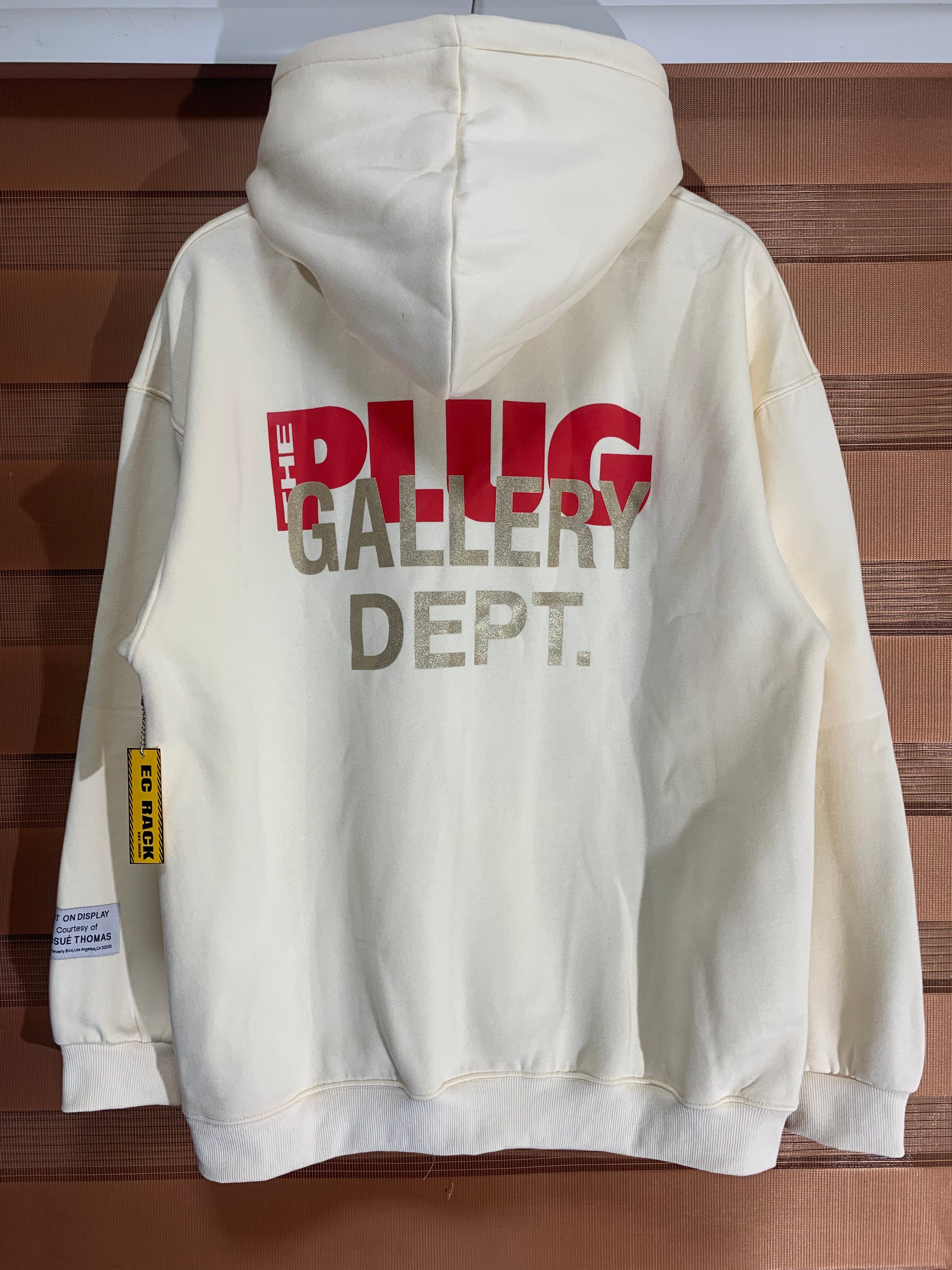 GD CENTER LOGO HOODIE HEATHER GREY – Gallery Dept - online