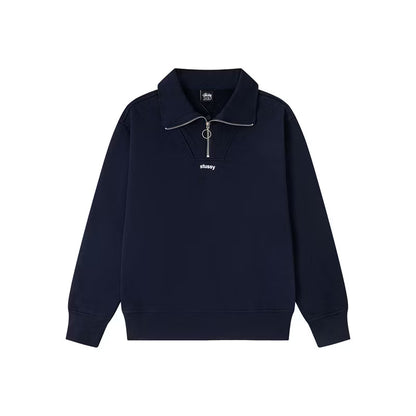 [New] Stussy Quarter Zip Sweater