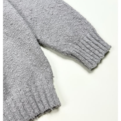 [New] Represent Knitted Boucle Collar Polo Sweater