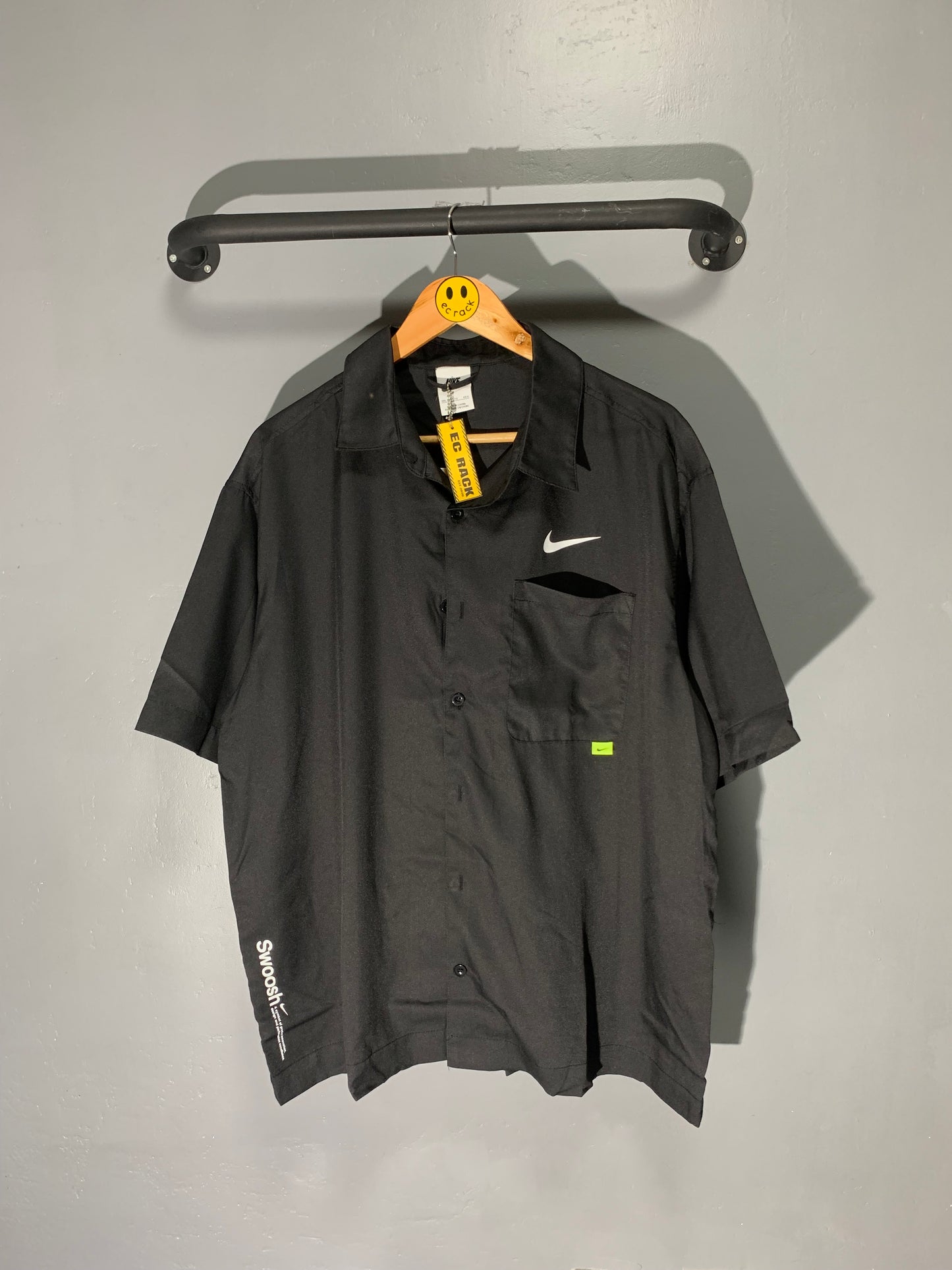 [New] Nike Swoosh Polo (Black)