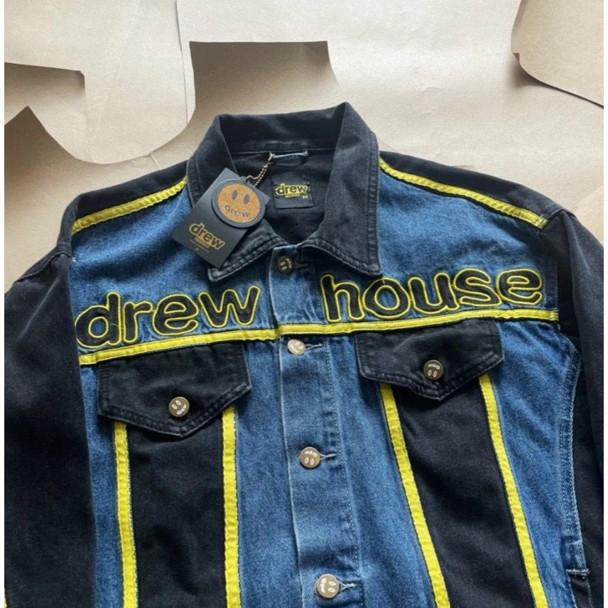 [New] Drew House Mascot Denim Jacket