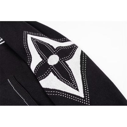 [New] Louis Vuitton Intarsia Zip Up Hoodie