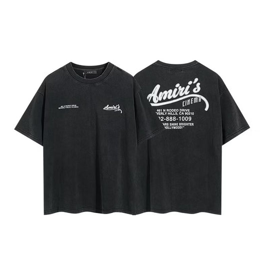 [New] Amiri 'Cinema' Washed Tee