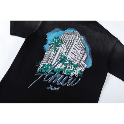 [New] Amiri Hotel Graphic Tee