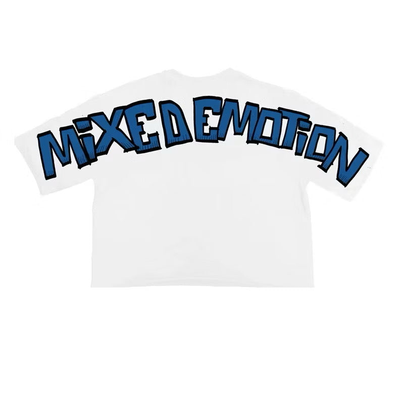 [New] Mixed Emotion Boxy Cropped Tee