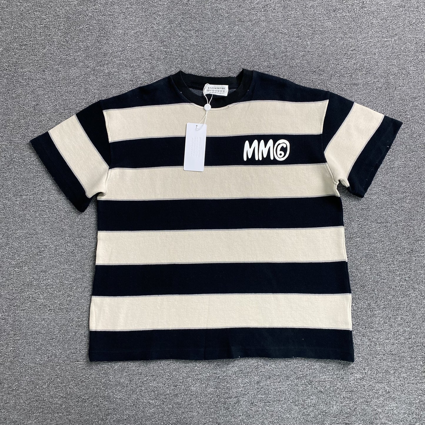 [New] Maison Margiela 6 Striped Tee